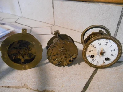 3 MOUVEMENTS DE PENDULES ANCIENS - Photo 1/4