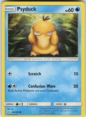 Played Psyduck 40/236 Common SM - Cosmic Eclipse - Image 1 of 2