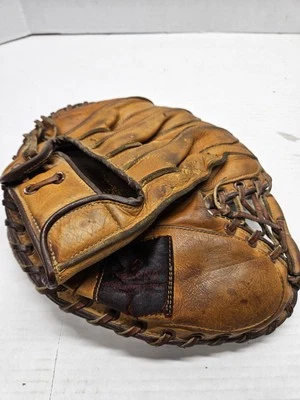 Guante de béisbol vintage Nokona Catchers Mitt CM40 modelo Henry Severeid Pro Foto 1 de 4
