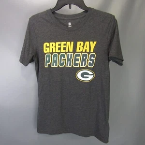 Green Bay Packers NFL Team Apparel T-Shirt Boys Size XL 14-16 Youth YXL - Imagen 1 de 7