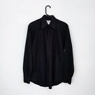 Versace Classic Long Sleeve Shirt 15 / 38 - Vintage 90s Black Logo Print