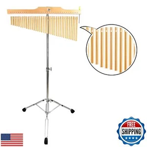 TNZMART 25 Tone 36 Tone Bar Chimes Single-row Wind Chimes with Adjustiable He - Picture 1 of 5