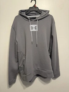 Felpa con cappuccio uomo XXL grigia Under Armour UA SUMMIT KNIT - Foto 1 di 7