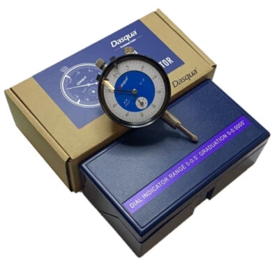 DIAL TEST INDICATOR 0-1/2" LUG BACK 0.0005" BY DASQUA 5122-4205 FROM RDGTOOLS