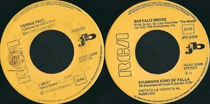 DISCO 45 GIRI BERNIE PAUL / BUFFALO SMOKE – LUCKY // STUBBORN KIND OF FELLA - Foto 1 di 1