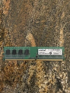 Crucial 1GB Stick RAM Laptop PC Memory 240 PINDIMM 128x64 DDR2 RAM - Picture 1 of 4