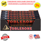 Toblerone Swiss Dark Chocolate with Honey and Almond Nougat 3.52 Oz.- 20 Count