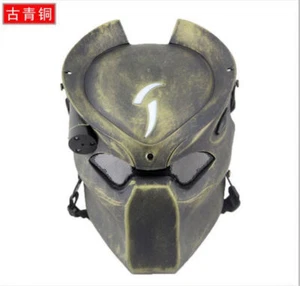 Alien VS. Predator Cosplay Mask Headgear Field Face Guard Halloween Helmet Props - Picture 1 of 19