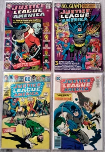 Justice League of America DC Silver Age 4 Comic Lot #47 #48 #127 #136 - Picture 1 of 1