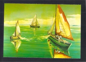 D6430 Australia V Glenara Motel Mural Lakes Entrance postcard - Bild 1 von 2