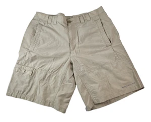 Columbia PFG Omni Shade Shorts Herren 36 hellbraun Sonnenschutz Cargo Wandern Outdoor - Bild 1 von 14