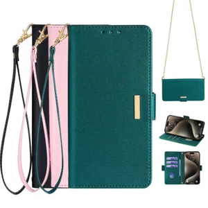 For Sony Xperia L2 L1 5 III ACE L4 Genuine Leather Case Cover Magnetic Wallet - Picture 1 of 16