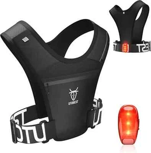 Laufweste Handyhalter für Damen & Herren, kostenloses LED-Sicherheitslicht, reflektierend - Bild 1 von 5