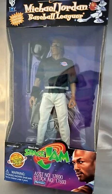 1996 Michael Jordan Baseball Leaguer Space Jam Action Figure NIB Sealed! - Image 1 of 4
