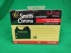 SMITH CORONA SCM67108 Smith Br H Series - 6-Black Correct Ribbons SEALED/NEW