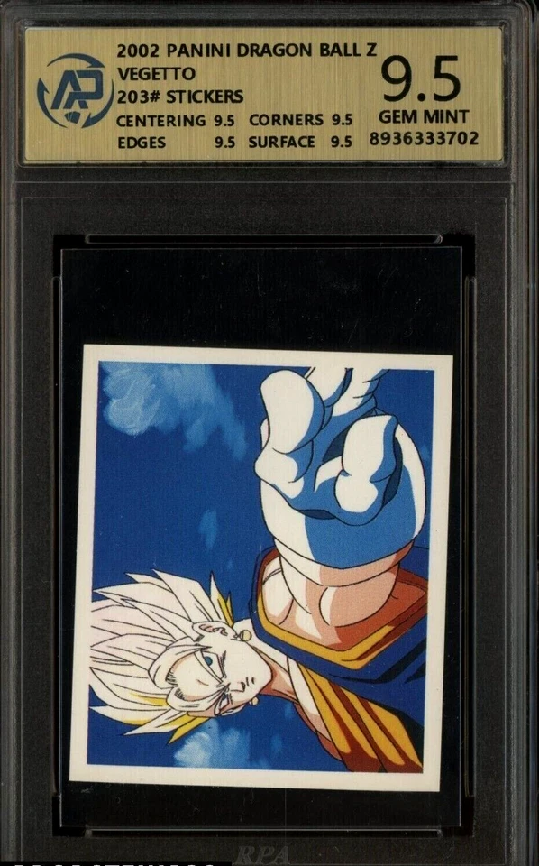2002 Panini Dragon Ball Z Stickers #203 Vegetto AP 9.5 GEM MINT & bonus added - Image 1 of 2