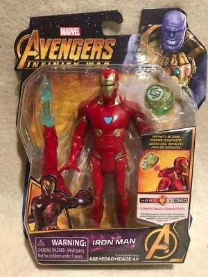 Marvel Avengers Infinity War! HOMEM DE FERRO com Pedra Infinita! FECHADO DE FÁBRICA! - Imagem 1 de 2