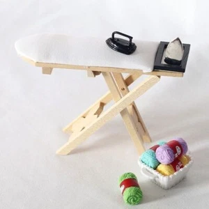 Vintage Dollhouse Ironing Board Miniatures 1/12 Scale Miniatures Laundry Room # - Picture 1 of 8