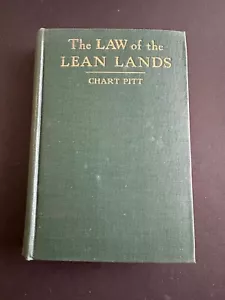 Das Gesetz der mageren Länder, von Chart Pitt - 1925 - Nachdruck Hrsg. Antikes HC Buch - Bild 1 von 10