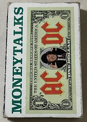 AC/DC Cassette Tape Money Talks / Borrowed Time Single 1990 - Image 1 of 4