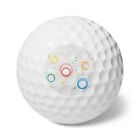 Art Golf Balls EURAN, 6 pieces. Artist Alexis, Artwork "0005001900010009_V"