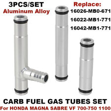 3PCS CARB FUEL GAS TUBES For HONDA MAGNA SABRE VF 700-750 VF 1100 1983 - 1986