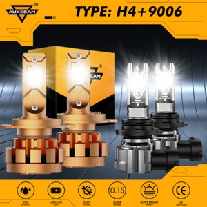 AUXBEAM Canbus LED Headlight High Low Fog Light For Mitsubishi Montero 2001-2006 - Picture 1 of 12
