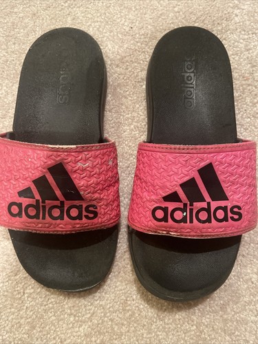Adidas Adilette girls slides Size 1 Youth