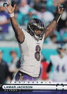 Panini Chronicles Photogenic Teal 2022 - #PH-3 Lamar Jackson - Baltimore Ravens - Imagen 1 de 2