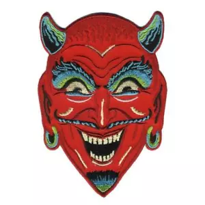 Ferro da stiro Fun House Devil On Evil Circus Carnevale Sideshow Retro Satan Horror - Foto 1 di 2
