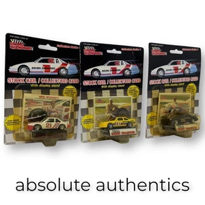 Lot 3x 1989 Racing Champions NASCAR 1:64 Allison Waltrip Bonnett - Picture 1 of 6