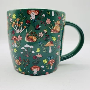 TMD Retail Mushrooms & Snails Oversize Coffee Tea Soup Mug Cup 16 oz. - Picture 1 of 5