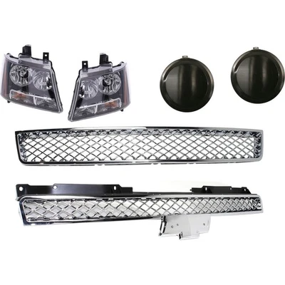 Grille Upper for Chevy Chevrolet Tahoe Avalanche 2007-2013 - Image 1 of 4