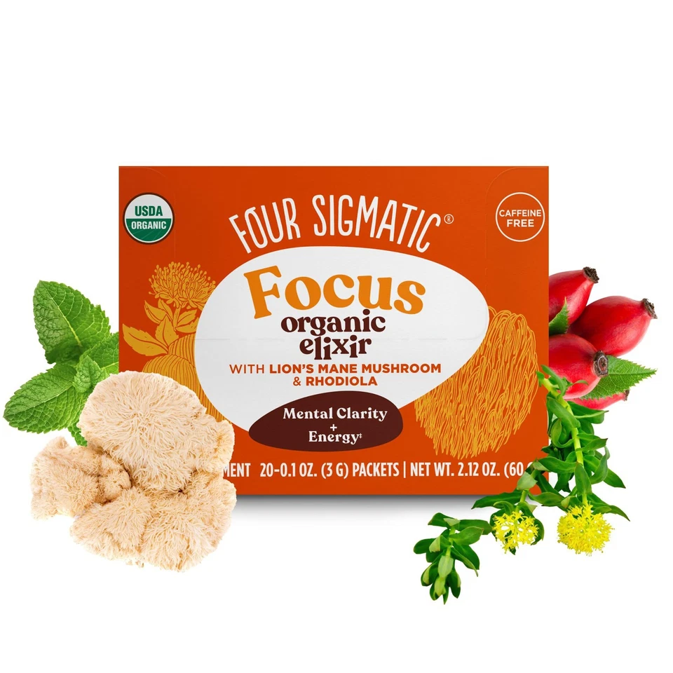 Four Sigmatic Lion's Mane Focus Elixir Champiñón Café Alternativo | Lio Orgánico Foto 1 de 1