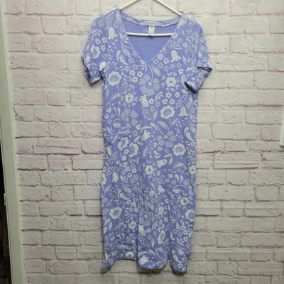Vestido midi floral lavanda de colección Fresh Produce talla M salón viaje costero boho Foto 1 de 4