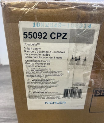 Kichler 55092CPZ - Bathroom Fixtures Indoor Lighting - Image 1 of 3