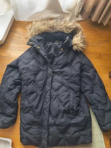 Ellen Tracy Black Winter Down Jacket Size Small - Picture 1 of 4