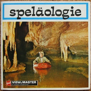 3 VIEW-MASTER 3D BILDSCHEIBEN - SPELÄOLOGIE | HÖHLENKUNDE + BOOKLET - Bild 1 von 3