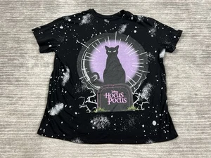 Disney Hocus Pocus Shirt Womens Medium Black Graphic Shortsleeve - Picture 1 of 10