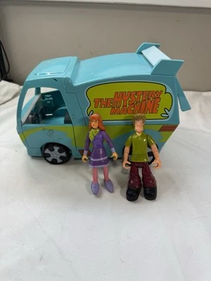 Scooby Doo MÁQUINA MISTERIOSA Furgoneta Juego Vehículo Abre Camión JUGUETE Figura Juego Foto 1 de 4