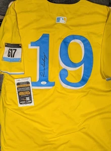 ROMAN ANTHONY SIGNIERT BOSTON RED SOX GELB CITY CONNECT STIL TRIKOT JSA - Bild 1 von 5