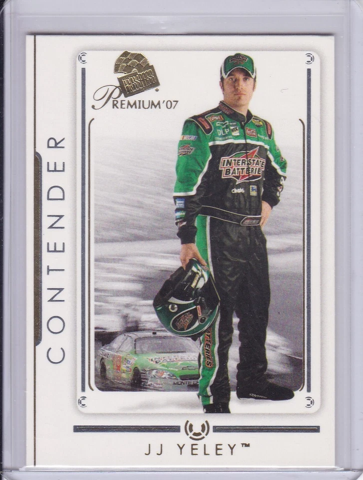 J.J. Yeley 2007 Press Pass Premium card 16 - Image 1 of 2
