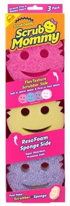Scrub Daddy Scrub Mommy Sponges - Dish Scrubber + Non-Scratch Cleaning Sponge... - Picture 1 of 8