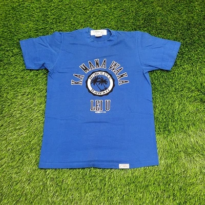 Camisa Hawaii Vintage 1979 S/M 18x24 EE. UU. Foto 1 de 4