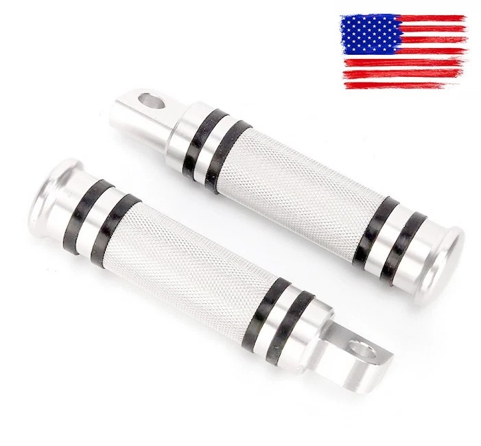 Motorcycle Foot Pegs Rest for Harley-Davidson Sportster Dyna Touring Foto 1 de 4