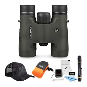Vortex DiamondBack 8x28 Binocular + Vortex Hat + Float Strap+ Accessory Kit - Picture 1 of 7