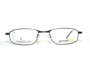NEU ADOLFO SPORT 180 GRAD SCHARNIERE HOMERUN GUNMETAL RX BRILLE 47-18-130 MM - Bild 1 von 6