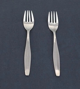 WMF stainless ATLANTA (Cromargan)2 dinner forks,(GERMANY) shiny & bright! LotAe3 - Picture 1 of 2