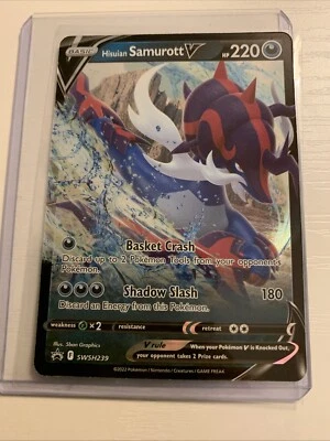 Hisuian Samurott V SWSH239 SWSH: Sword & Shield Promo Cards Holo - Image 1 of 2