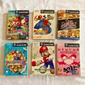 SYY88 Nintendo Gamecube Mario Party 5 6 Mario Kart Super Smash Bros stadium JP - Picture 1 of 1